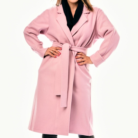 Rapz Wear Belted Wool coat - Picture 2 of 9